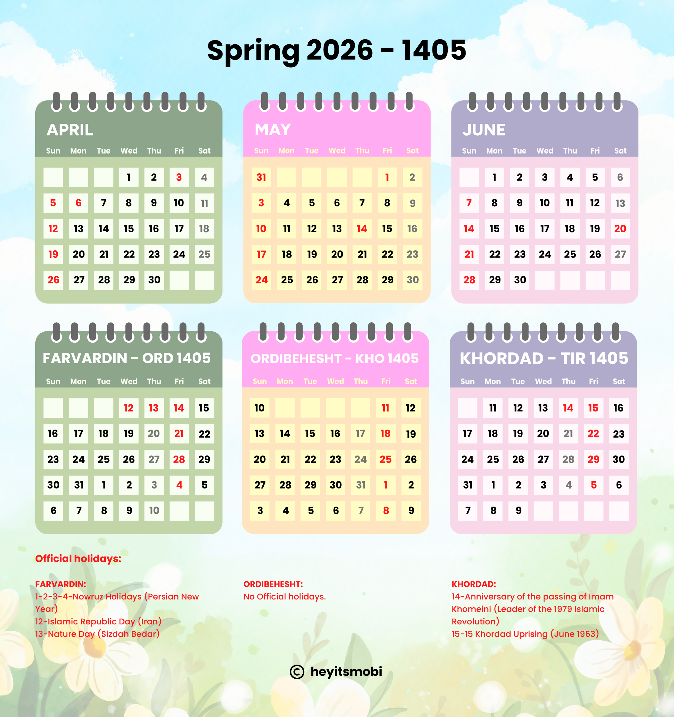 2026 converted to Iranian calendar - spring1404